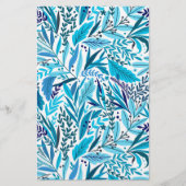 Whitepaper über blaue Floral-Seife (Vorderseite)