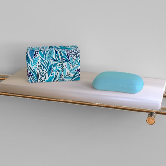 Whitepaper über blaue Floral-Seife