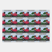 Whitepaper über digitale Kunst im Zug Geschenkpapier Set (Vorderseite)