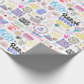 Whitepaper über positive Affirmations Geschenkpapier (Ecke)