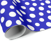 Whitepaper über Royal Blue Wrapping Paper Geschenkpapier (Rolleneckpunkt)