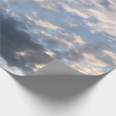 Whitepaper zu Blueish Clouds Geschenkpapier (Ecke)