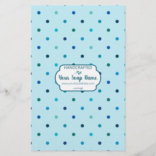 Whitepaper zu kleinen Blue Dot-Soap mit mehreren F (Vorderseite)