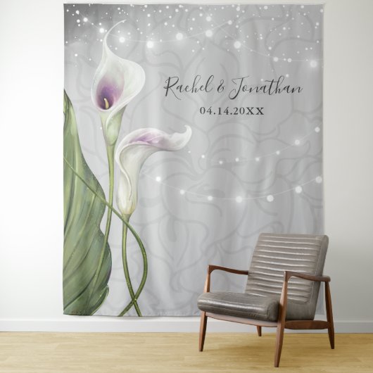 Whitepaper zu Lila Calla Lily Foto-Background-Tapi Wandteppich (Beispiel)