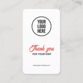 Whitepaper zu QR Code Business Review Link Visitenkarte (Rückseite)