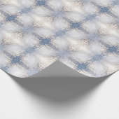 Whitepaper zum Abpacken von Blumen Geblüht Geschenkpapier (Ecke)