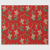 Whitepaper zum Abwracken von Rotem Hintergrund Geschenkpapier (Flach)