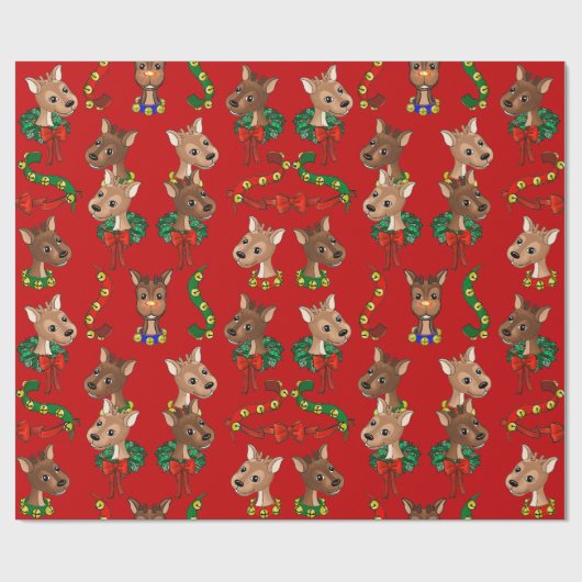 Whitepaper zum Abwracken von Rotem Hintergrund Geschenkpapier (Flach)