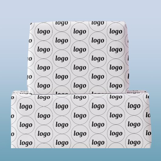 Whitepaper zum einfachen Logo-Geschäftsmodell Geschenkpapier