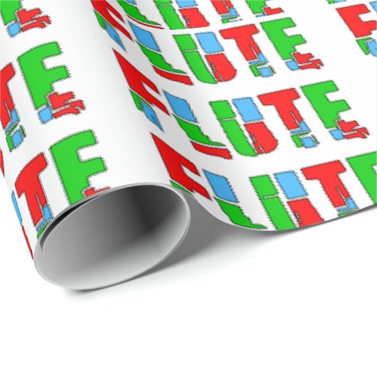 Whitepaper zum Erstellen von Textblättern Geschenkpapier (Rolleneckpunkt)
