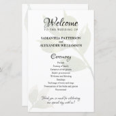 Whitepaper zum Hochzeitsprogramm für Grüne Wasserf (Vorne/Hinten)