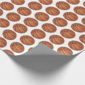 Whitepaper zum Korbball-Ball-Muster Geschenkpapier (Ecke)