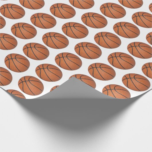 Whitepaper zum Korbball-Ball-Muster Geschenkpapier (Ecke)