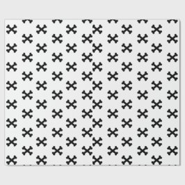 Whitepaper zum Markieren von schwarzen und weißen Geschenkpapier