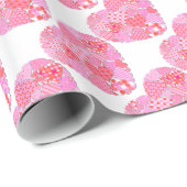 Whitepaper zum Patchwork Hearts Geschenkpapier (Rolleneckpunkt)