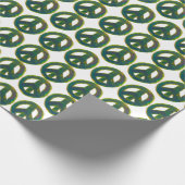 Whitepaper zum Schutz der grünen Wasserfarbe Geschenkpapier (Ecke)