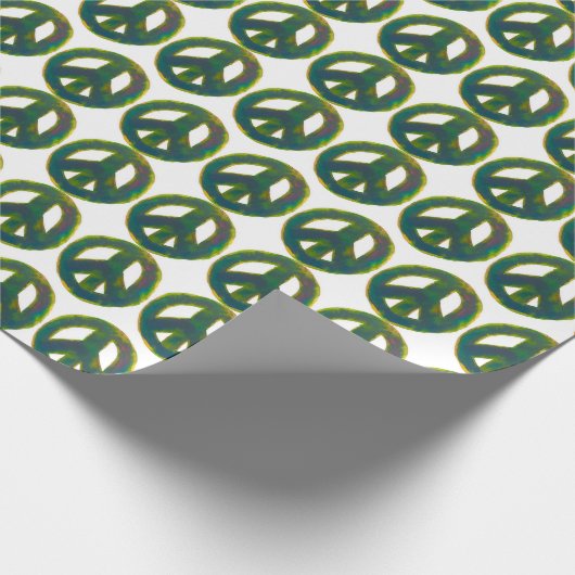 Whitepaper zum Schutz der grünen Wasserfarbe Geschenkpapier (Ecke)