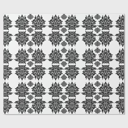 Whitepaper zum Schwarzweißdesign Geschenkpapier (Flach)