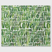 Whitepaper zum Service für grüne und grüne Wäsche Geschenkpapier (Flach)