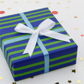 Whitepaper zum Thema "Chic Spring Green and Blue S Geschenkpapier