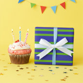 Whitepaper zum Thema "Chic Spring Green and Blue S Geschenkpapier