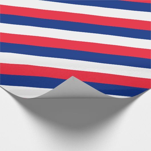 Whitepaper zum Thema "Französische Flagge" Geschenkpapier (Ecke)