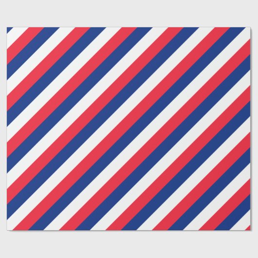 Whitepaper zum Thema "Französische Flagge" Geschenkpapier (Flach)