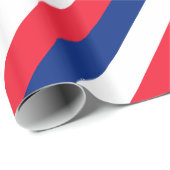 Whitepaper zum Thema "Französische Flagge" Geschenkpapier (Rolleneckpunkt)