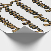 Whitepaper zum Thema "Goldene Jahreszeit" Geschenkpapier (Ecke)