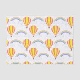 Whitepaper zum Thema Heißluftballon - Weißer Hinte Seidenpapier