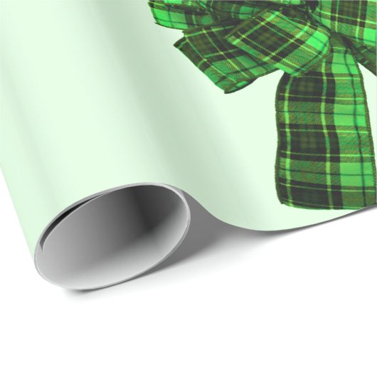 Whitepaper zum Thema Karierte Bows Geschenkpapier (Rolleneckpunkt)