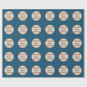 Whitepaper zum Thema personalisierte Sportbaseball Geschenkpapier (Flach)