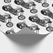 Whitepaper zum Thema "Schwarze und weiße Krafträde Geschenkpapier (Ecke)