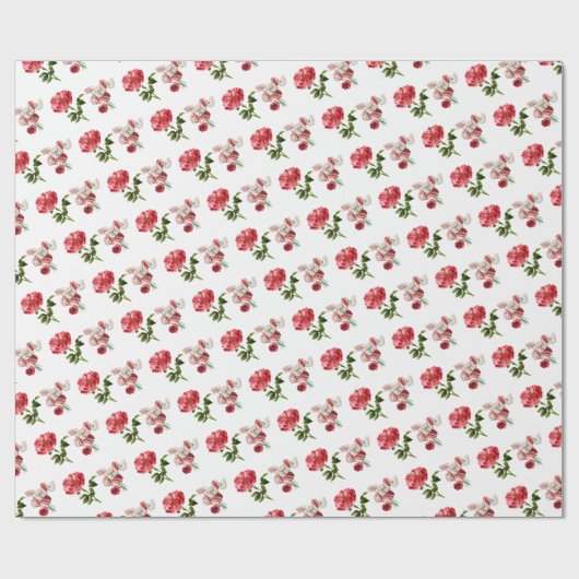 Whitepaper zum Thema Vintage Blume Geschenkpapier (Flach)