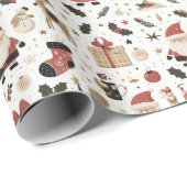 Whitepaper zum Thema Weihnachten und Freunde Geschenkpapier (Rolleneckpunkt)