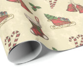 Whitepaper zum Thema Weihnachtselemente Geschenkpapier (Rolleneckpunkt)