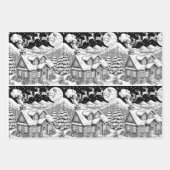 Whitepaper zum Umblättern von Weihnachtsblättern Geschenkpapier Set (Vorderseite 3)