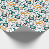 Whitepaper zum Umpacken von Blue Tools Geschenkpapier (Ecke)