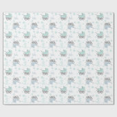 Whitepaper zum Umpacken von Buggyen für blaue und  Geschenkpapier (Flach)