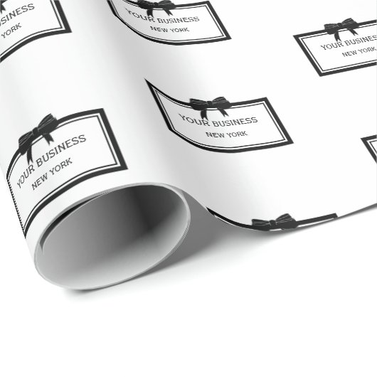 Whitepaper zum Umpacken von Logos für Black Bow Geschenkpapier (Rolleneckpunkt)