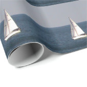 Whitepaper zum Umpacken von Segelbooten Geschenkpapier (Rolleneckpunkt)