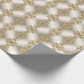 Whitepaper zum Verzierten Wrapping-Papier Geschenkpapier (Ecke)