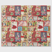 Whitepaper zum Vintagen Adventkalender Geschenkpapier (Flach)