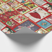Whitepaper zum Vintagen Adventkalender Geschenkpapier (Ecke)