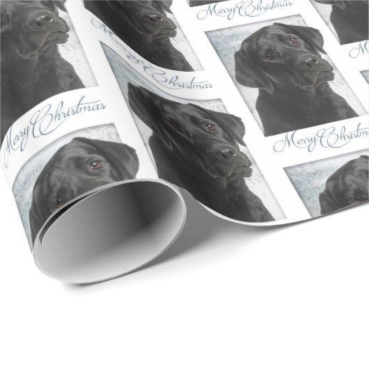 Whitepaper zum Weihnachtsabbruch im Black Lab Geschenkpapier (Rolleneckpunkt)