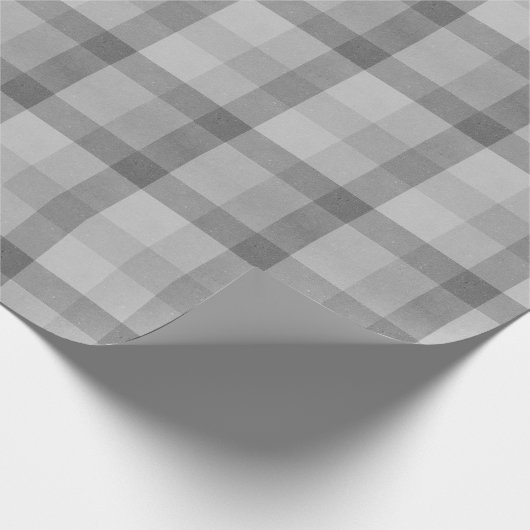 Whitepaper zum Wrapping von Karierten Karos mit gr Geschenkpapier (Ecke)