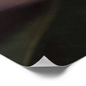 Whitepaper zur Blume (Matte) Poster (Ecke)