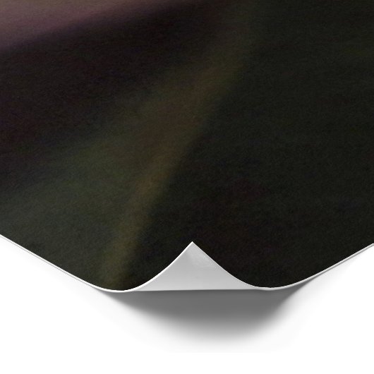 Whitepaper zur Blume (Matte) Poster (Ecke)