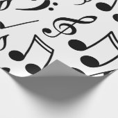 Whitepaper zur Erstellung Cooler Musiknoten Geschenkpapier (Ecke)