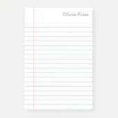 Whitepaper zur personalisierten Linse-Schule Post-it Klebezettel (Vorderseite)